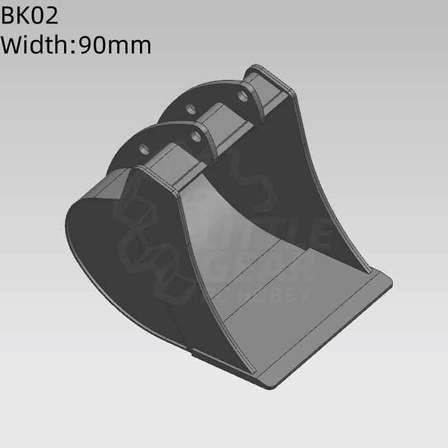 RC Excavator Bucket and Attachments for MXRC 942
