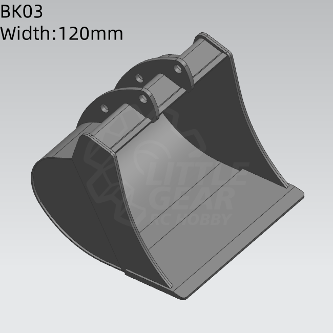 RC Excavator Bucket and Attachments for MXRC 942