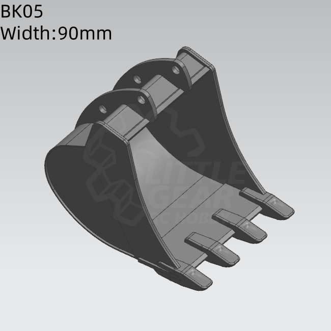 RC Excavator Bucket and Attachments for MXRC 942