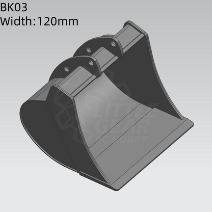 RC Excavator Bucket and Attachments for MXRC 942