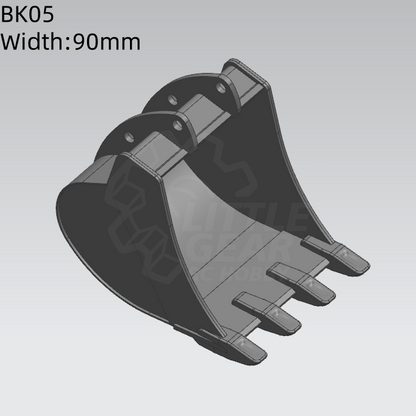 RC Excavator Bucket and Attachments for MXRC 942