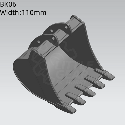 RC Excavator Bucket and Attachments for MXRC 942