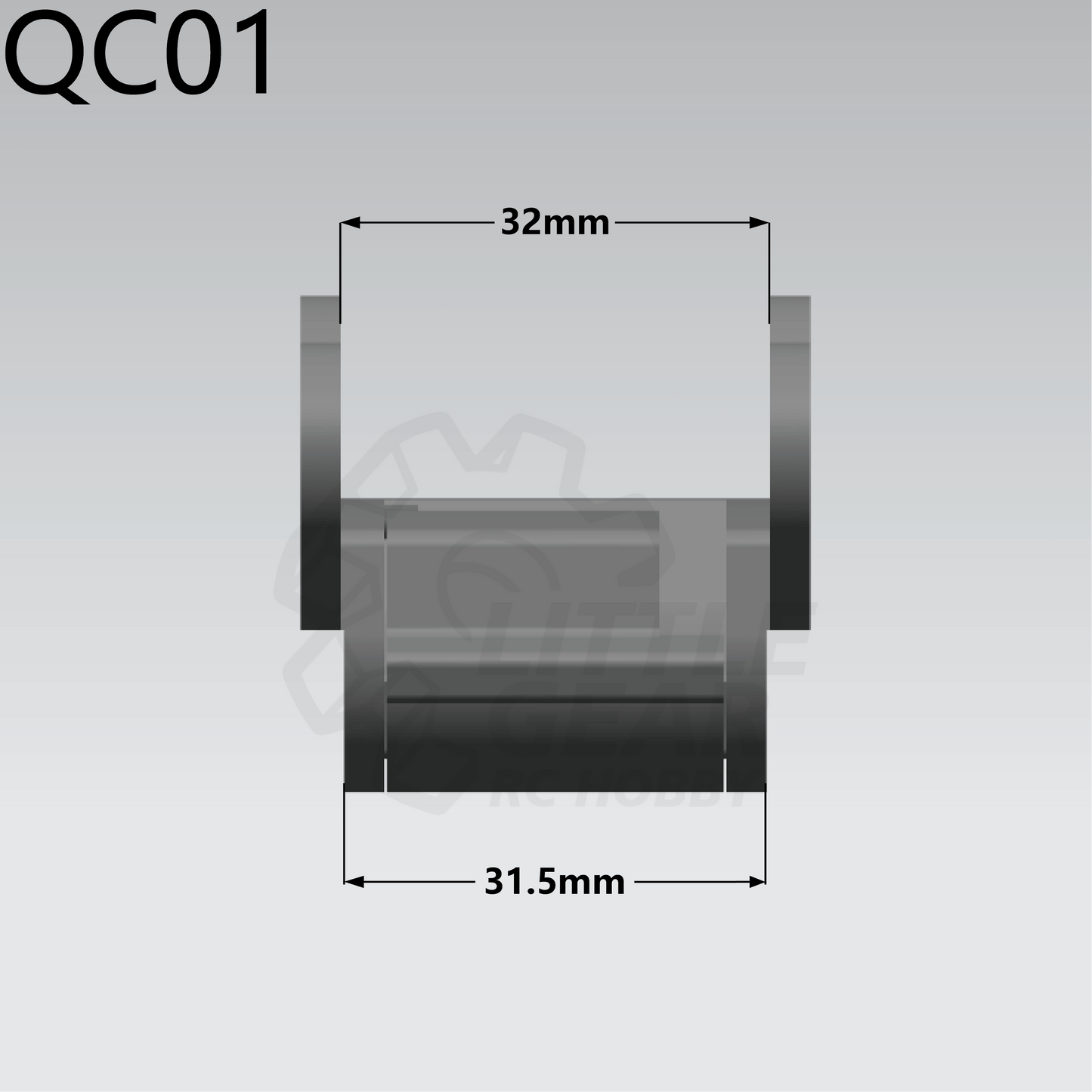RC Excavator Quick Coupler (QC01)