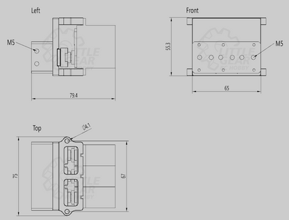 RC Hydraulic Valve 3way - LDV3